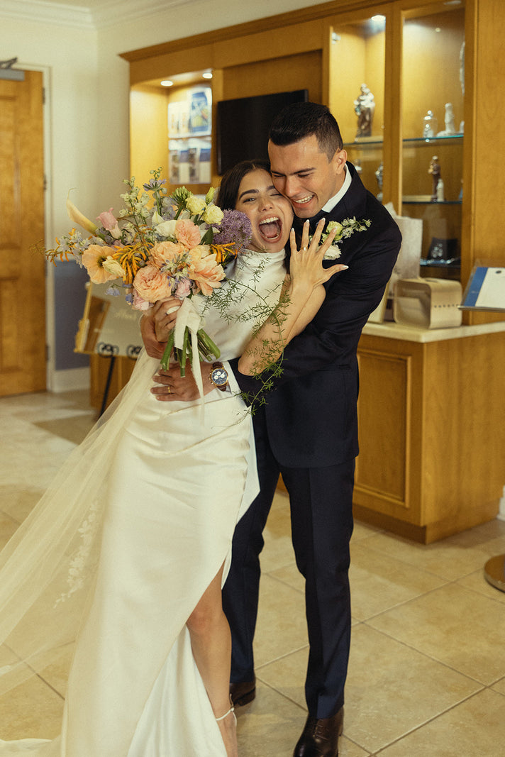 Grace Bride Melissa in the Goldie Gown