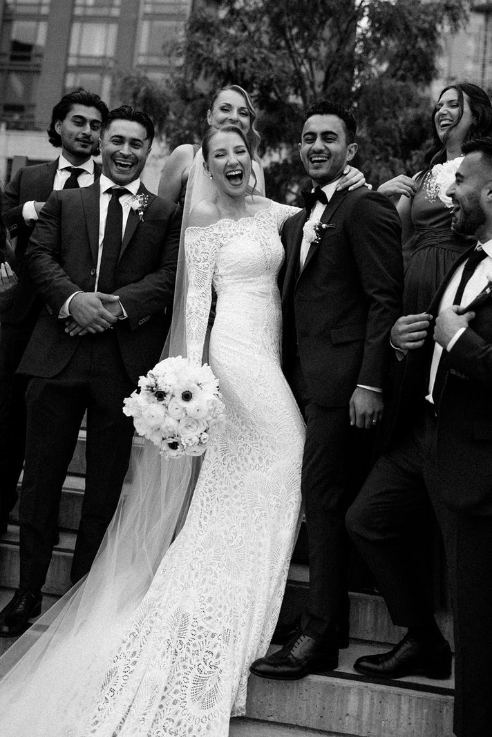 Grace Bride Michelle in the Nathalia Gown