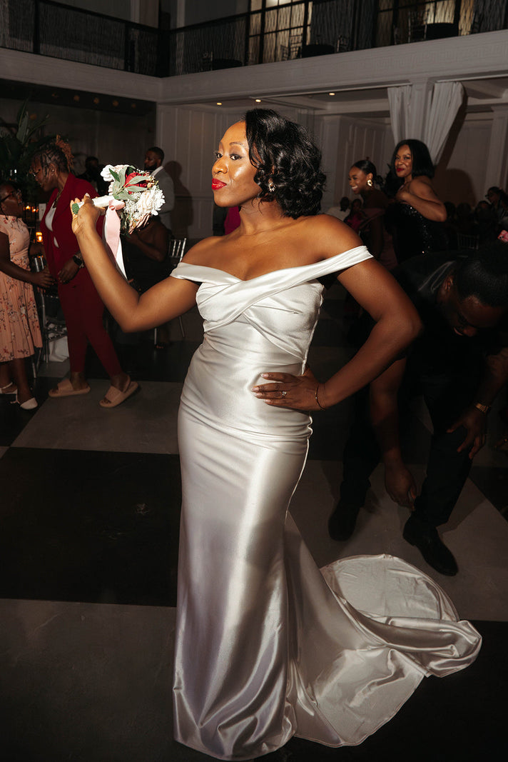 Grace Bride Rose in the Cupid Gown