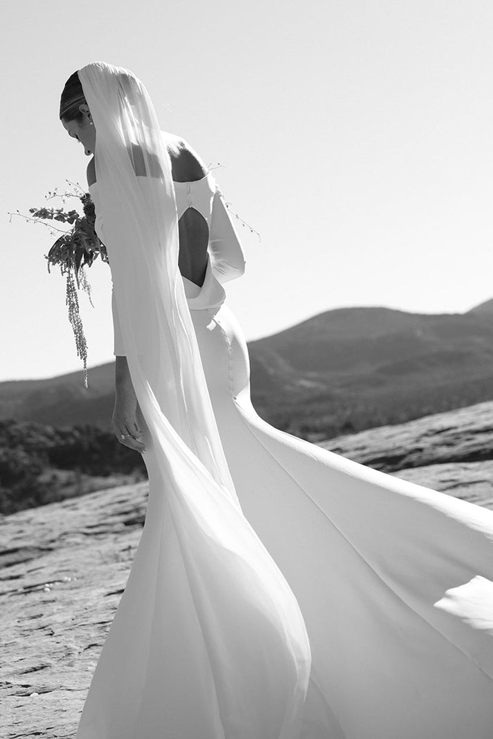 Grace Bride Molly in the Deia Gown