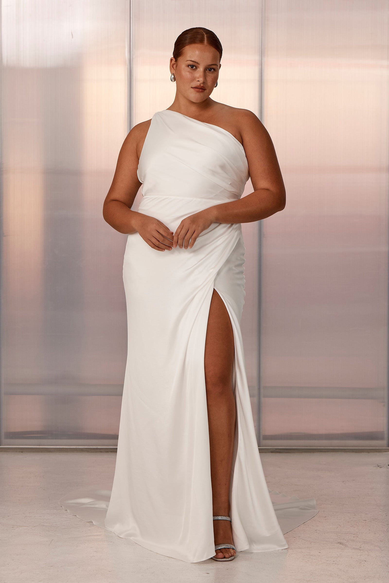 Aire One Shoulder Wedding Dress_XL_