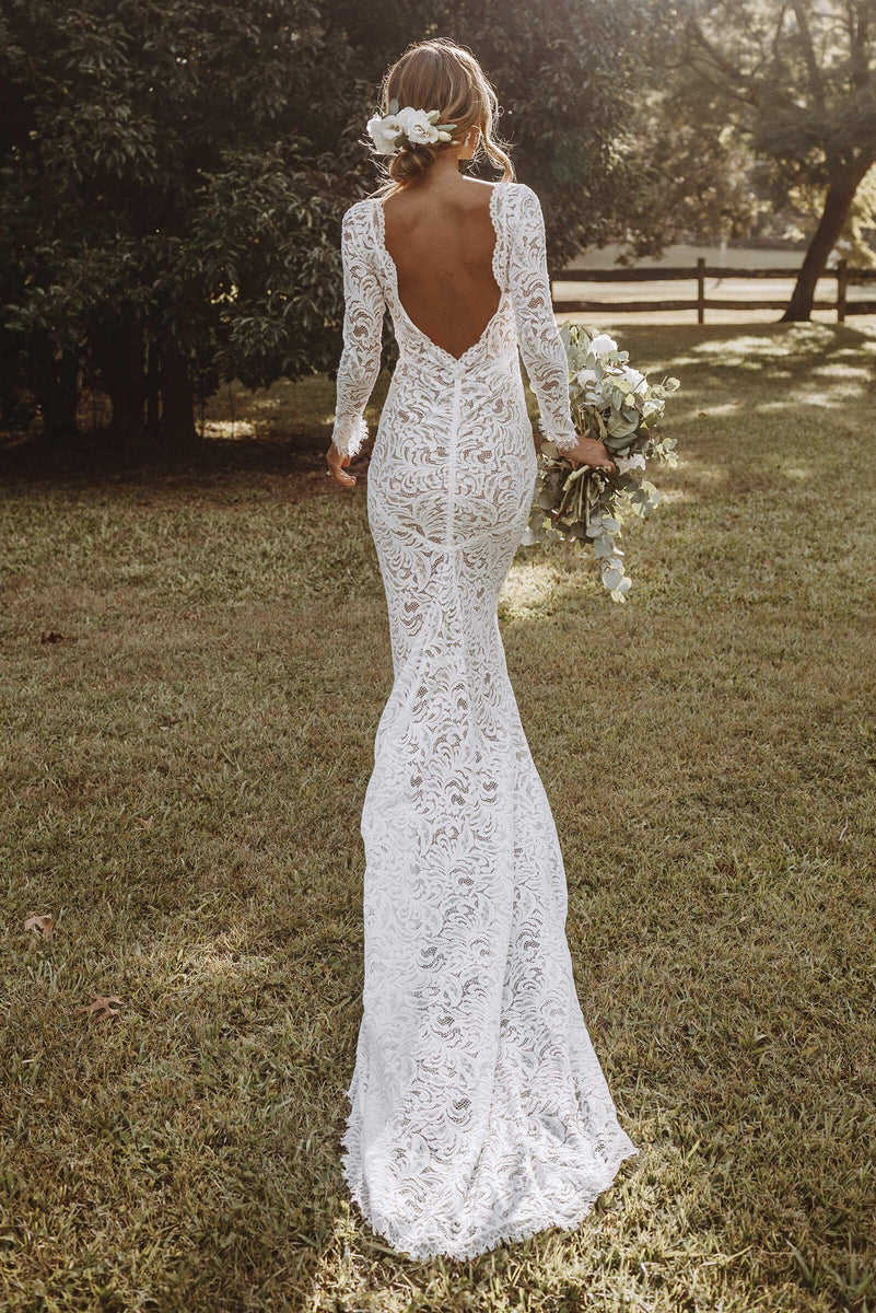 Orla Gown Lace Wedding Dress Made to Order Standard