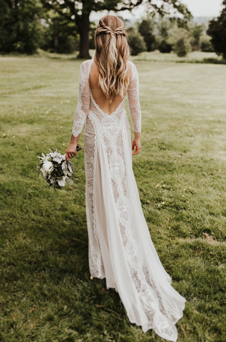 GRACE Bride Kirsten in the Inca Gown – Grace Loves Lace AU