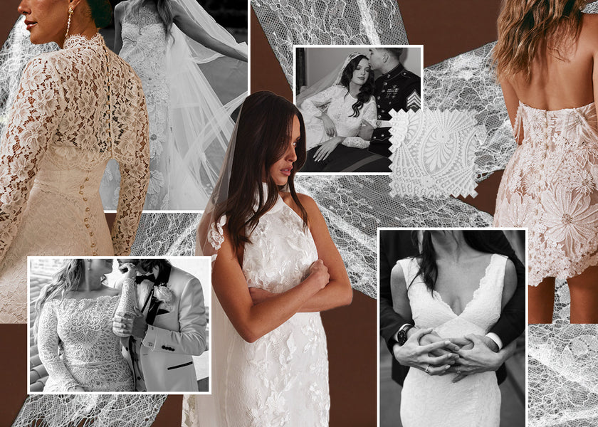 A Guide to Our Lace Wedding Dresses