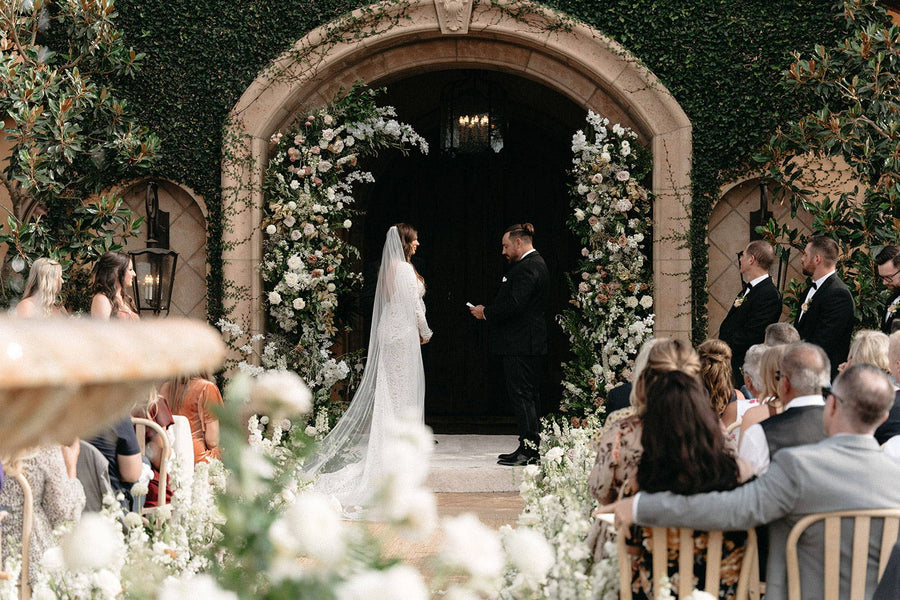 Ben & Tawny in the Orla Gown