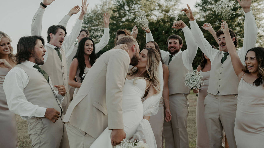 Garrett and Gabbie in the Clo Gown