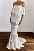 Emanuela Gown in Ivory lace and Chai lining