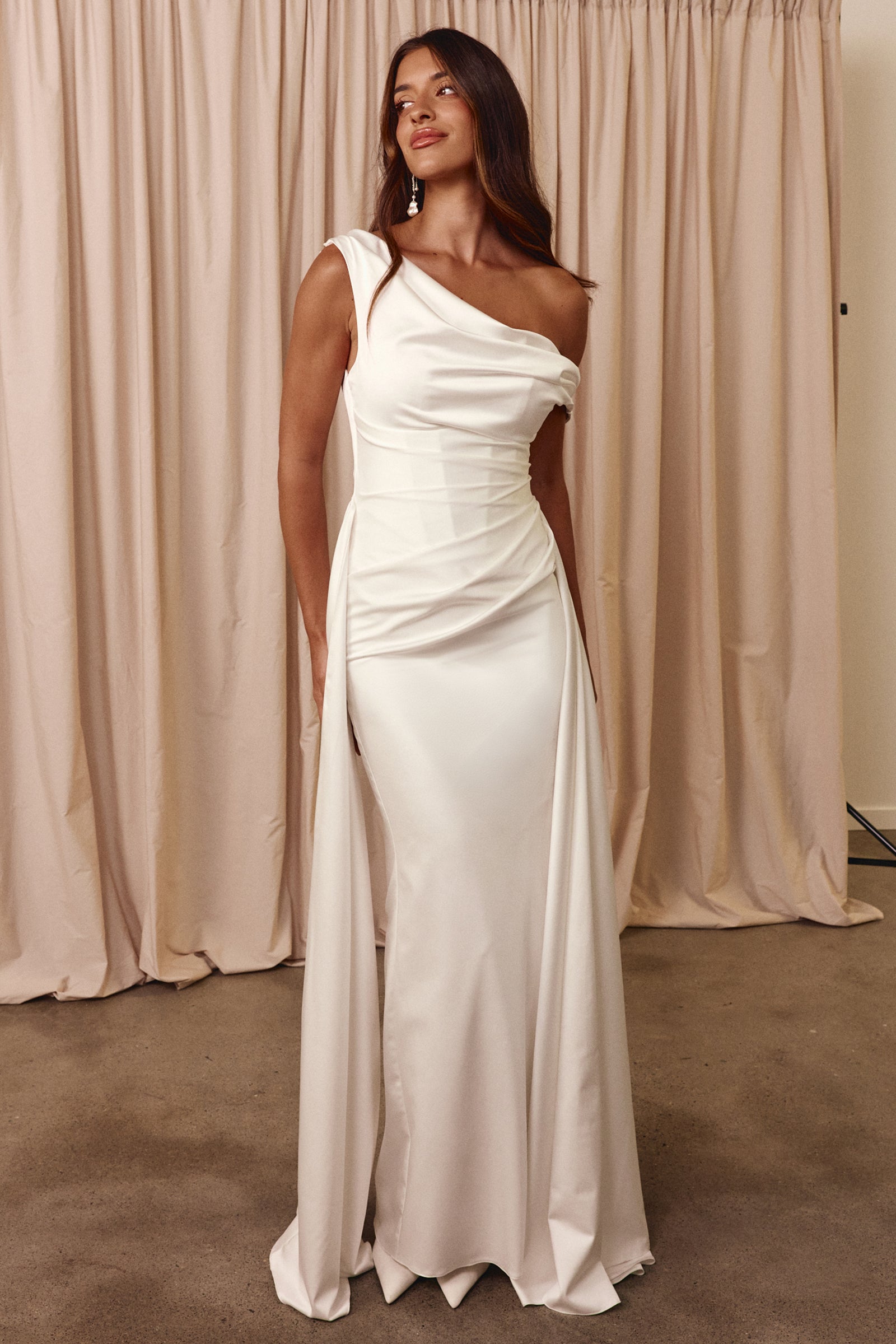 Satin corset wedding dress_XS_