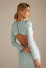 Blake Blue Long Sleeve Bridesmaids Dress_XS_