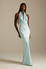 Dillon Blue Halter Bridesmaids Dress_XS_