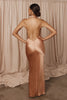 Backless rose gold bridesmaid dress_XS_