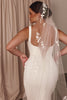 A corset crepe wedding dress_L_
