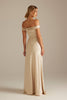 Kai Off the Shoulder Champagne Bridesmaid Dress_XS_