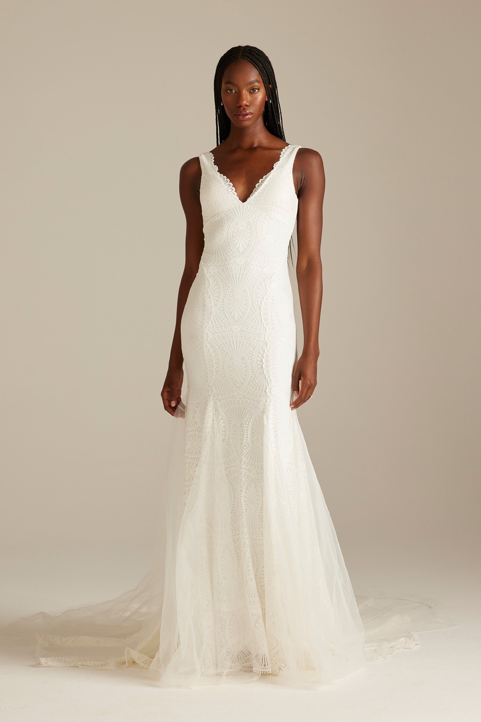 Sienna Fit and Flare Wedding Dress – Grace Loves Lace AU