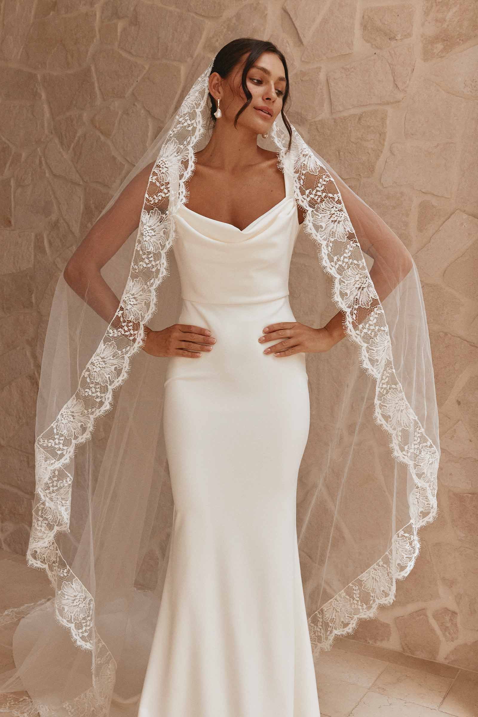 Frederike Veil Luxurious Bridal Veil – Grace Loves Lace AU