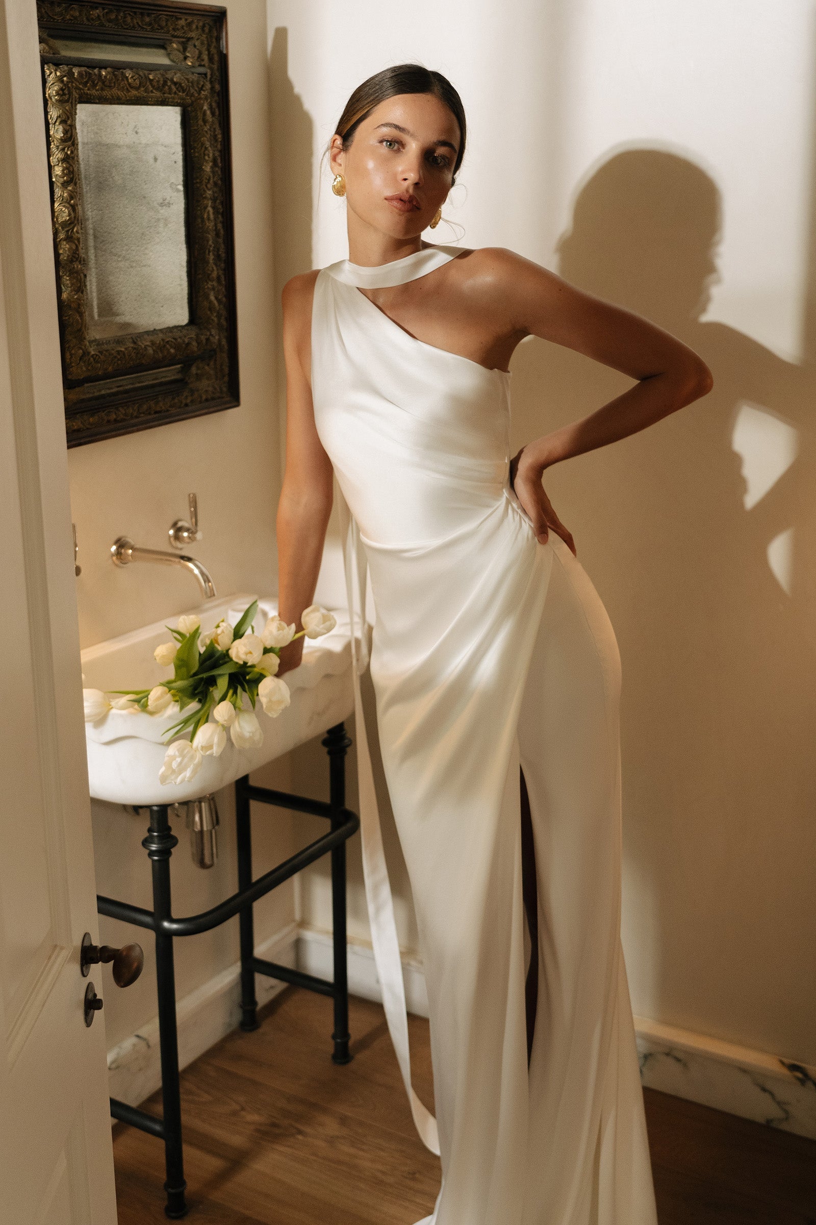 Aire | One Shoulder Wedding Dress Grace Loves Lace AU Aire | One Shoulder Wedding Dress Grace Loves Lace AU