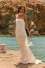 strapless wedding dress