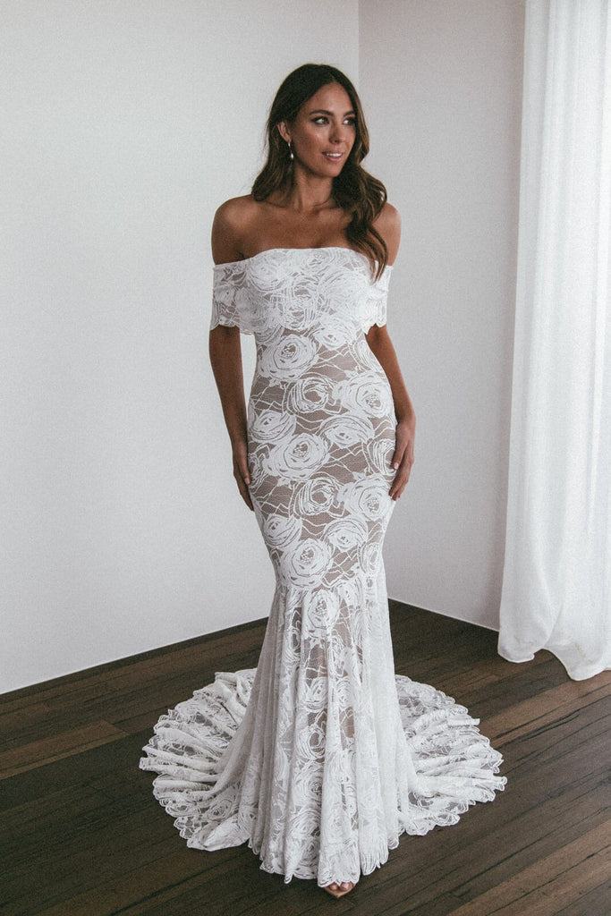 Grace Loves Lace Peaches Wedding Dress