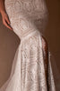 Front split of the La Paz gown