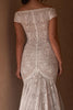 Back image and button detailing of the La Paz gown
