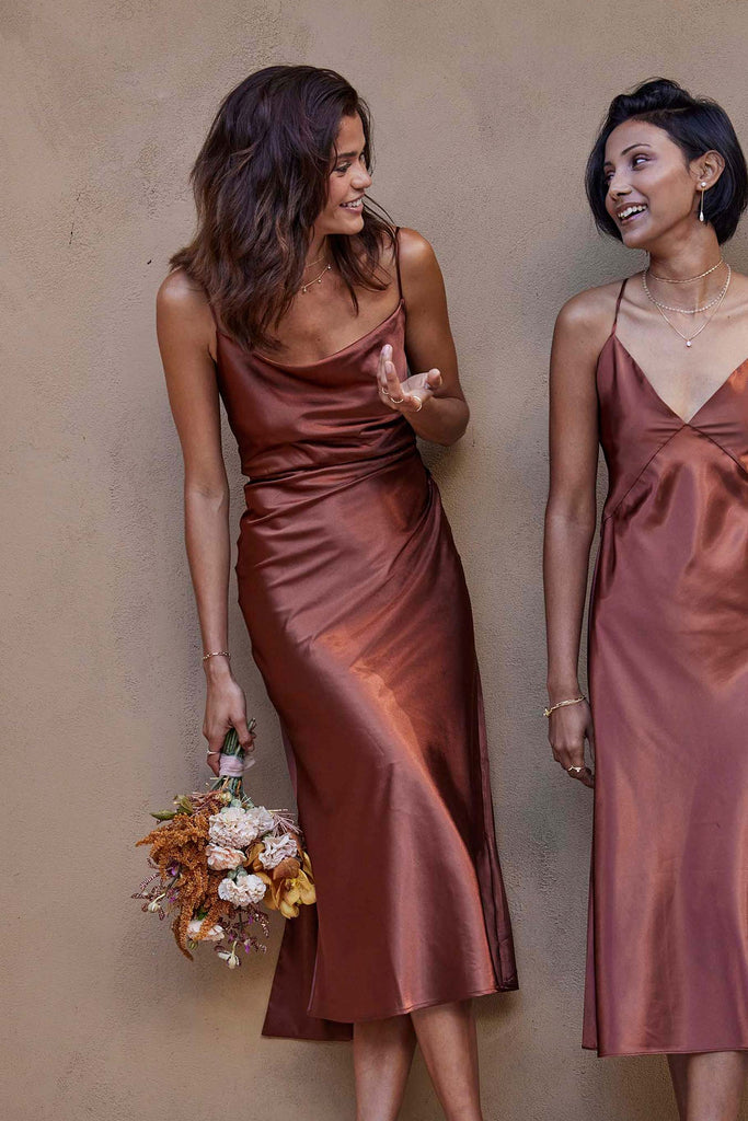 Grace Loves Lace Bridesmaids in Anya Dress Copper